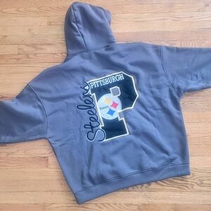 Pittsburgh Steelers Gray Hoodie